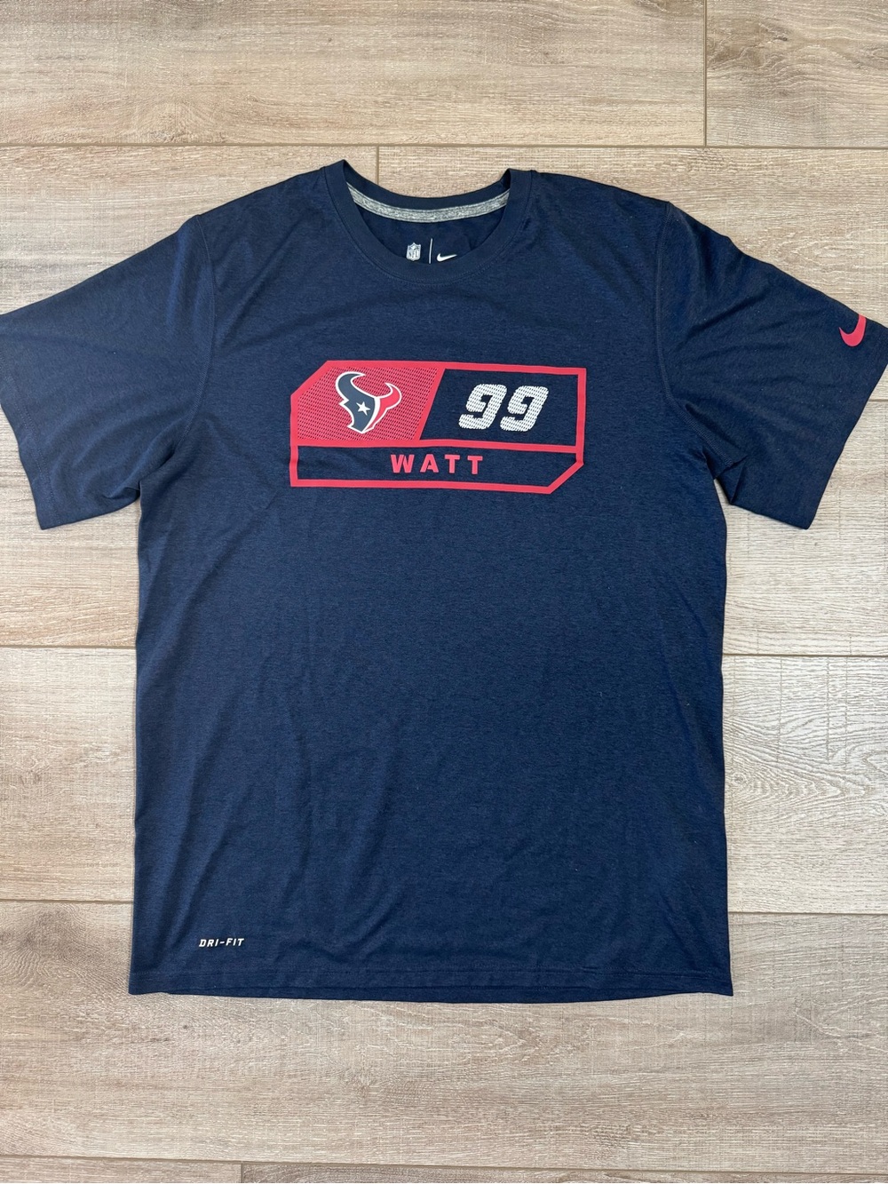 NFL Navy Houston Texans J.J. Watt 99 Graphic Tee